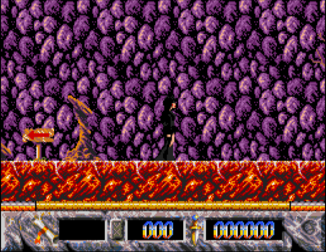 Elvira The Arcade Game - Atari ST game screenshot (1991) by Flair
